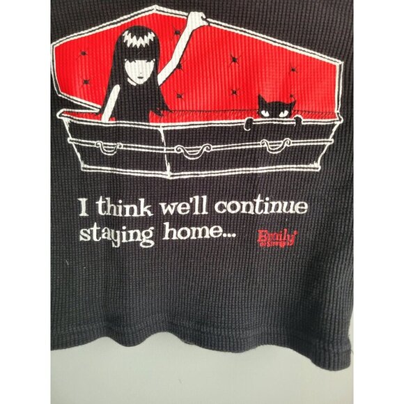 Dolls Kill Emily The Strange Size XS Vintage Y2K Emo Punk Black Red Crop - Picture 2 of 5